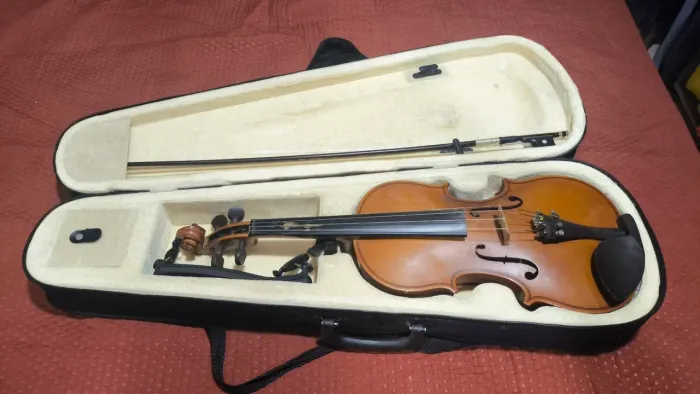 Violino Giannini GVL1 4/4 Completo (Estojo + Arco + Espaleira)
