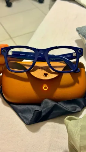 Rayban meta azul