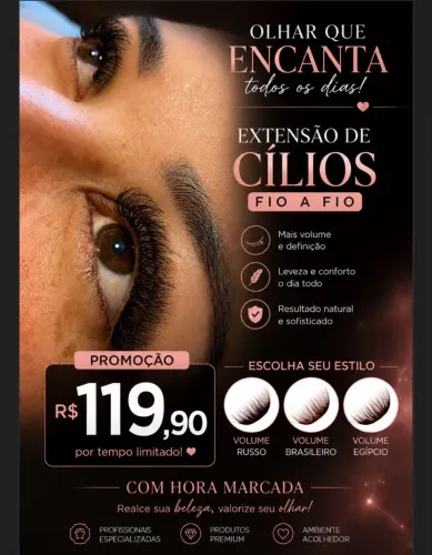 Extensão de cílios