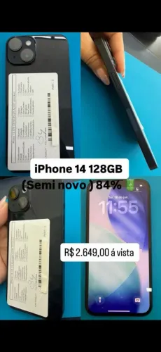 Iphone 14 128GB semi novo 