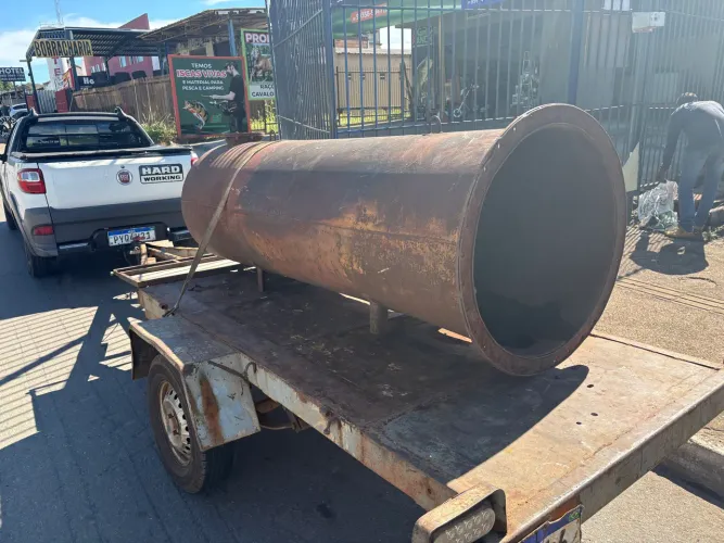 Na Centro X tem tanque de ferro para diversas utilizações 