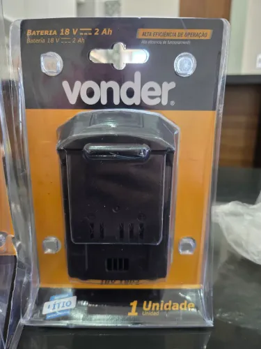 Bateria + Carregador 18V 2.0Ah Intercambiável Ibv 1802 Vonder<br>R$100,00