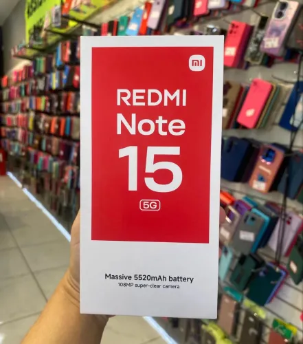 Redmi Note 15 5G 256GB Preto Lacrado | Parcelamos
