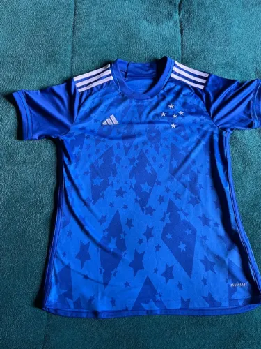 Camisa Cruzeiro 2024 Azul Original Adidas M  Feminino