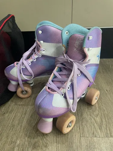 patins vintage traxart 39/40 lilás
