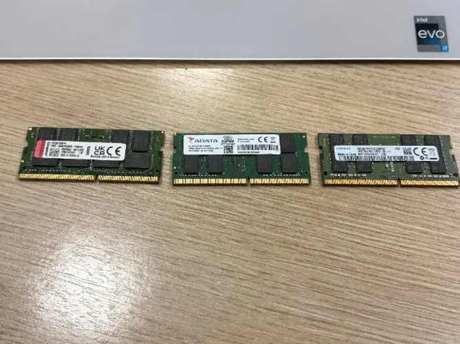 LOTE COM 3 MEMÓRIAS - RAM DDR 4 - 16GB - SODIMM