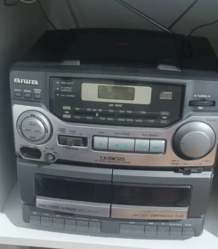 AIWA CA DW325 - USADO - TUDO FUNCIONANDO