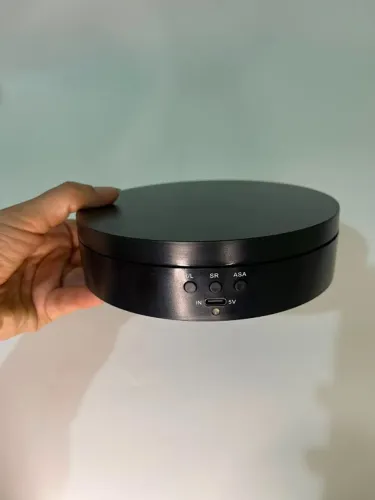 Base Giratória 360° p/ Fotos e Vídeos | Automática | USB-C | Nova | Envio rápido
