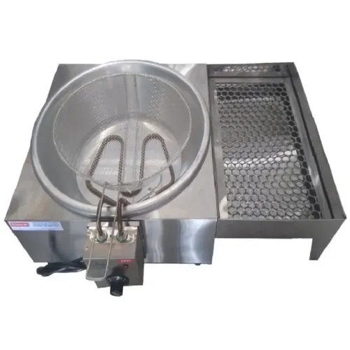 Fritadeira tacho combinado 7L  C/ Escorredor Aluminio