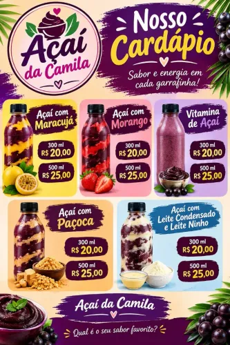 Açaí na Garrafa