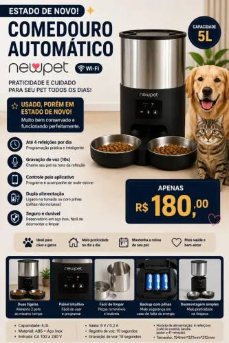Comedouro Automático Smart para Pets