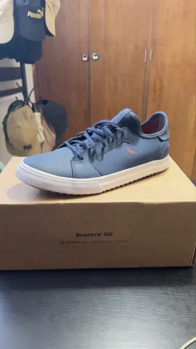 Tênis Reserva Masculino Couro Neo All Azul Marinho