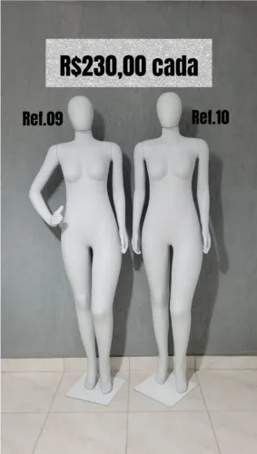Manequim feminino R$230,00 cada