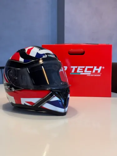 Capacete GP Tech V128 UK SV Tamanho 58