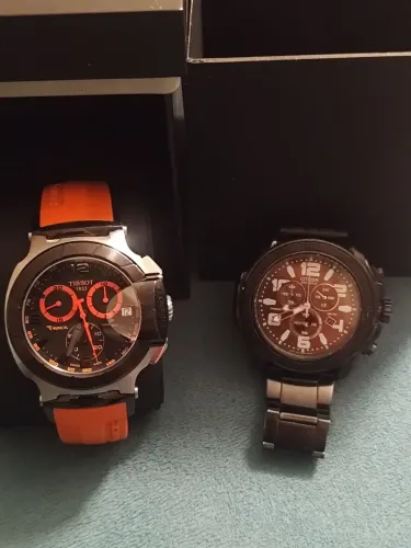 Desapego relógios Tissot T-race e Citizen,ambos originais.