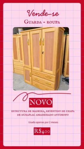 Guarda roupa R$ 400