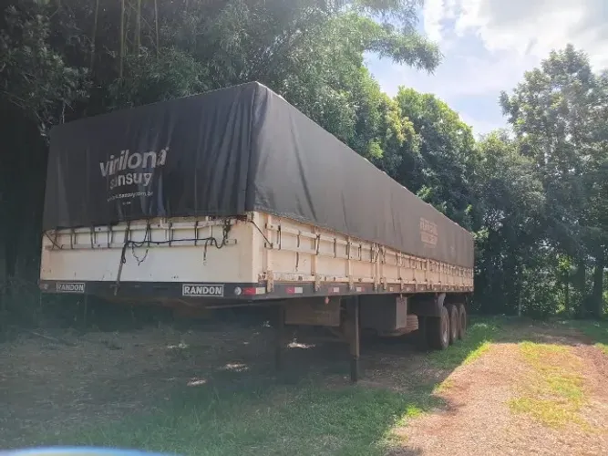 CARRETA RANDON GRANELEIRO 3 EIXOS RODAS RAIADAS 2009 - 2009 - BRANCO