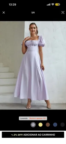 Vestido Lilás