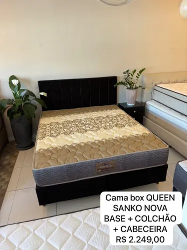 Cama Box Queen SANKO NOVA - ENTREGAMOS