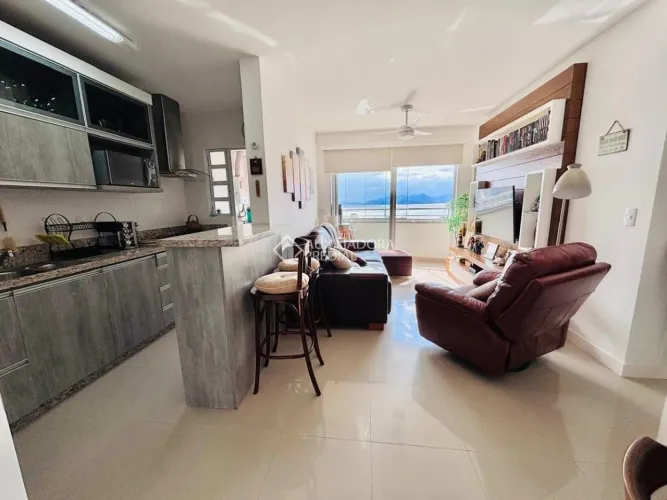Apartamento mobiliado 2 quartos com suíte andar alto e vista mar Capoeiras