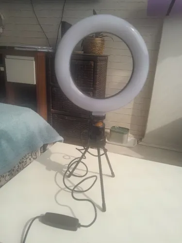 Ring light para mesa e celular