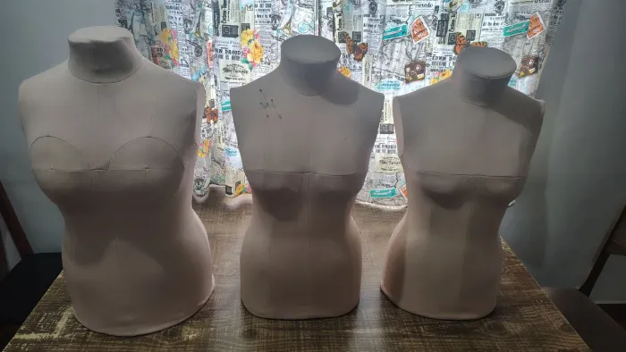 Kit com 3 Manequins de Moulage - R$ 300