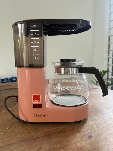 Cafeteira Vintage Melita MA111 Rosa 220v Original Retrô