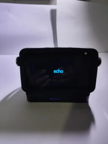 Echo Show 5 (2ª Geração) Alexa+ pelicula +capa com bateria