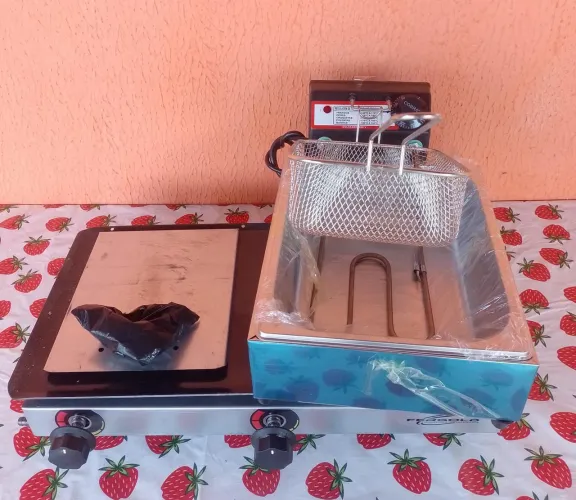 Kit lanchonete plus fritadeira e chapa 