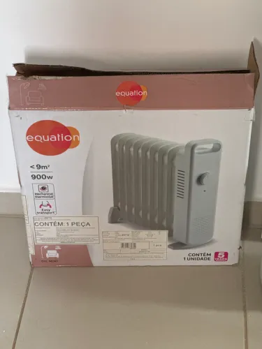 Mini Aquecedor a Óleo 900W Equation 220V Branco Seminovo