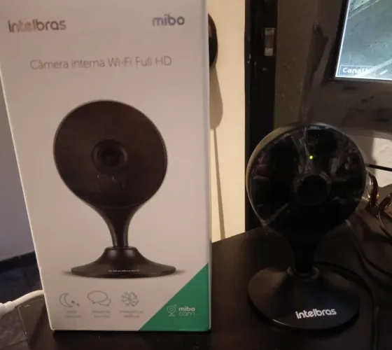 Câmera Im3 C Black Intelbras Nova