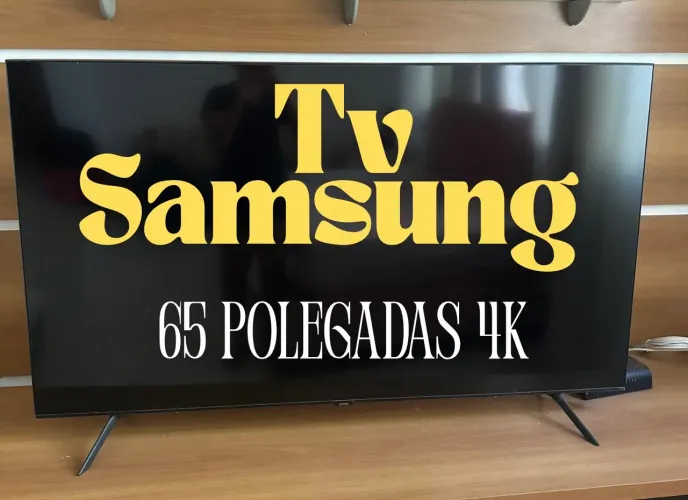 Smart Tv Samsung 65 polegadas ( tv grande, controle solar, acompanha caixa)