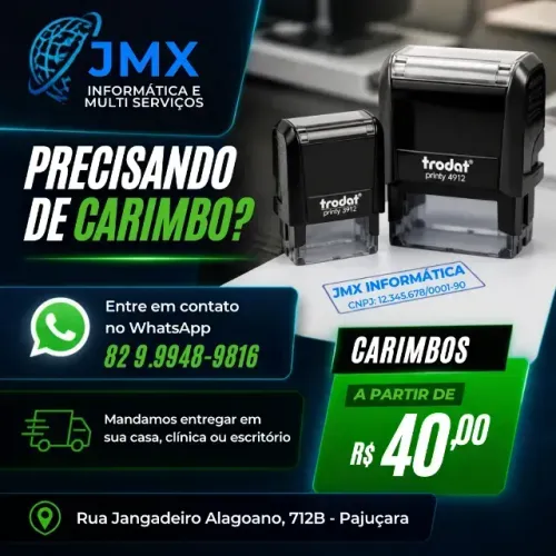 CARIMBOS EM PROMOÇÃO - PAJUÇARA