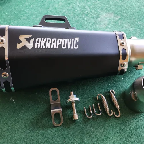 Escapamento Akrapovic 51mm inox com dB killer 