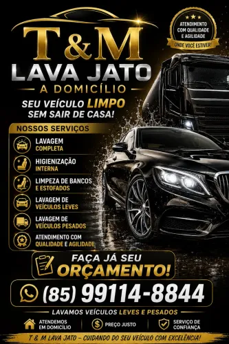 Lava jato a domicílio