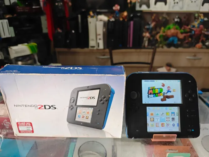 Nintendo 2ds c jogos impecável completo na cx ac trocas