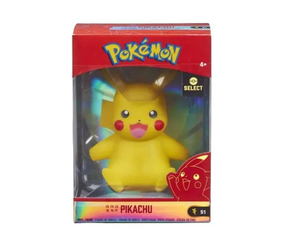 Boneco Pokémon Pikachu Vinil - Sunny Original NOVO e Lacrado de Fábrica 