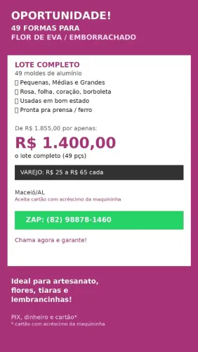 FORMAS PARA FLOR DE EVA/ EMBORRACHADO