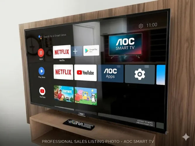 TV AOC Smart TV 43 LED - Excelente Estado!