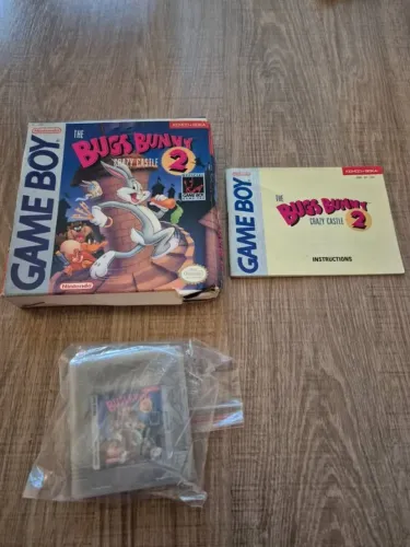 Fita Bugs Bunny Crazy Castle 2 Game Boy + Caixa e Manual Originais