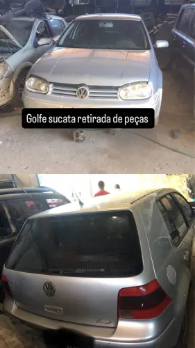 Golf sucata retirada de peças