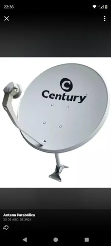 Antena parabólica 40 reias
