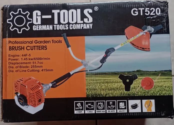 Vendo 1 Roçadeira Importada G-Tools GT520. Nova na caixa