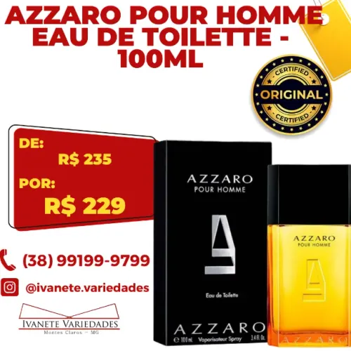 Azzaro Pour Homme eau de Toilette 100ml (3) 