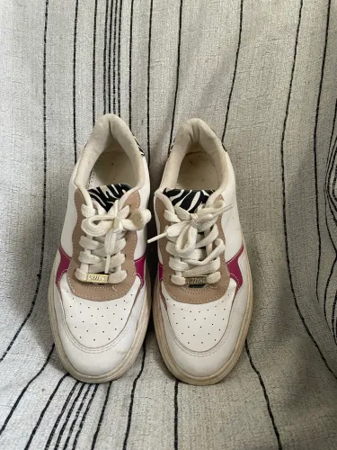 Tênis vizzano branco rosa 36