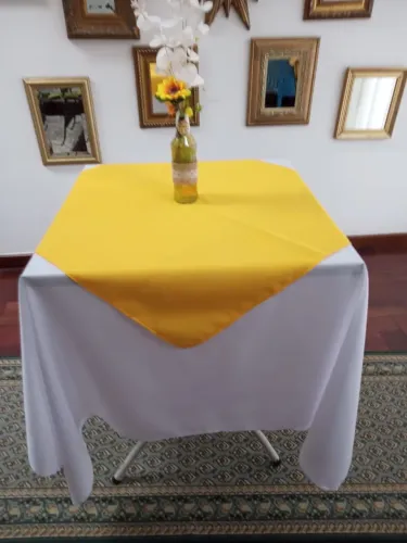 20 jogos de toalhas brancas e amarelas - 40 toalhas