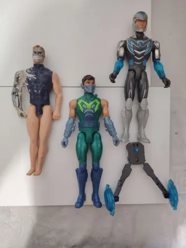 Lote Bonecos Max Steel