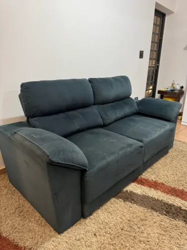 Sofá retrátil higienizado