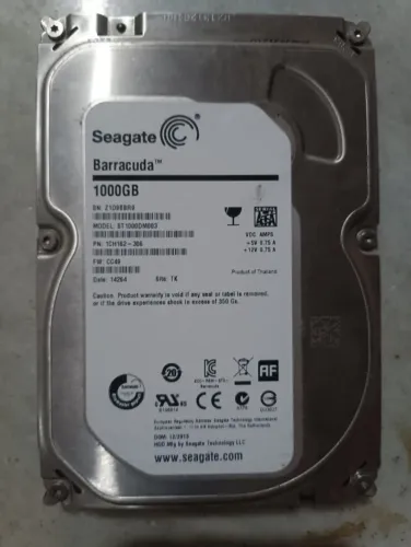 HD Seagate 1TB Para DVR Tetado e Revisado Pronto Para Uso