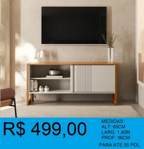 Rack para ate 55 POL - ENTREGA e MONTAGEM GRATIS - PAGUE NA ENTREGA EM ATE 10 X SEM JUROS